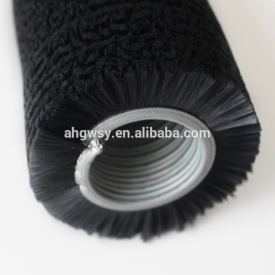 Industrial round nylon bristle spring brushes with low price